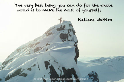 Wallace Wattles- Best thing you can do